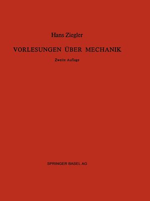 cover image of Vorlesungen über Mechanik